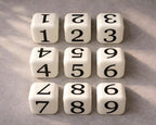 LettrBoard table numbers 1 through 9 arranged in a grid