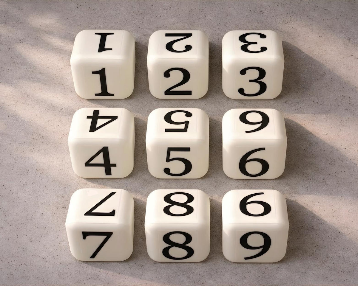 LettrBoard table numbers 1 through 9 arranged in a grid